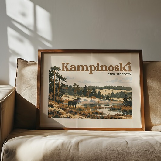 plakaty Plakat Kampinoski Park Narodowy - Druk Pigmentowy