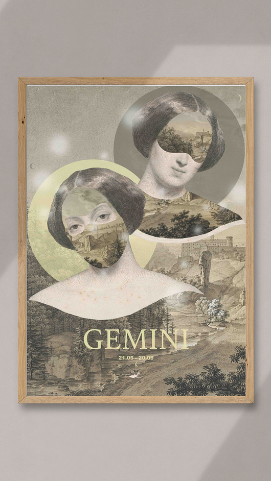 plakaty Plakat Zodiac Gemini