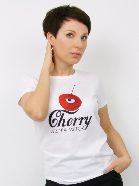 koszulka damska WISNIA  rozmiar S,M momo fashion
