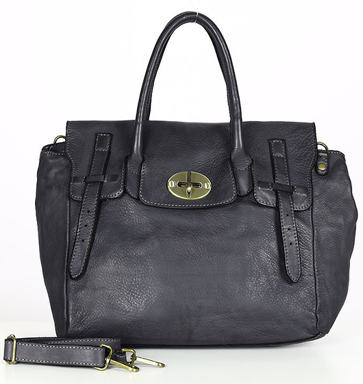 torby na ramię Kultowa torba damska do ręki ze skóry vintage capsule leather bag MARCO MAZZI
