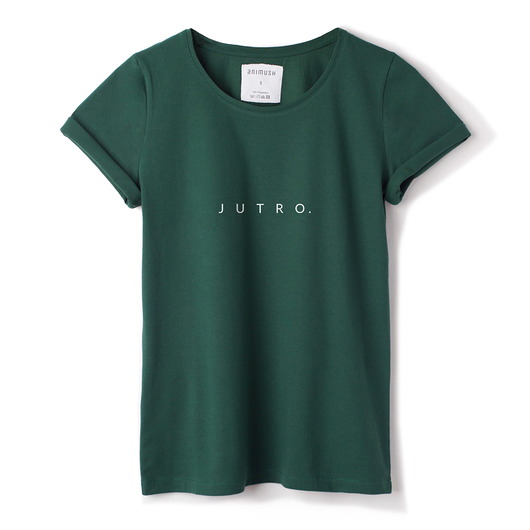 T-shirt zielony JUTRO. ANIMUSH