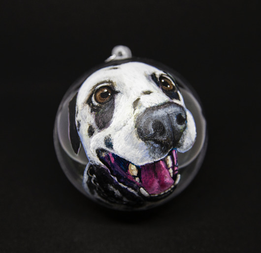 dekoracje świąteczne Bombka ręcznie malowana, na zamówienie