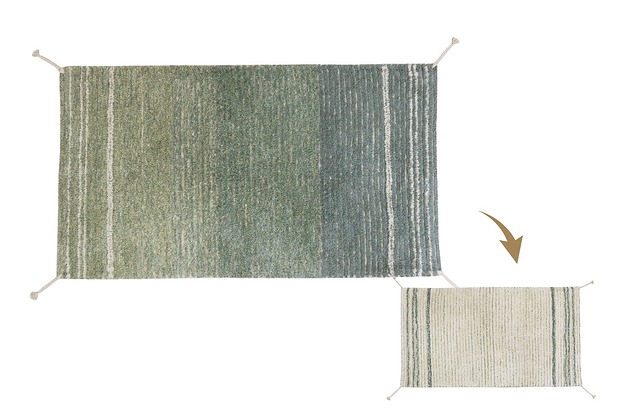 dywany Dywan 2w1 Twin Vintage Blue 80x140 Lorena Canals