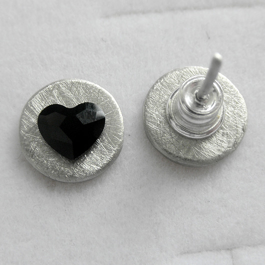 kolczyki swarovski Kolczyki Swarovski SERDUSZKO