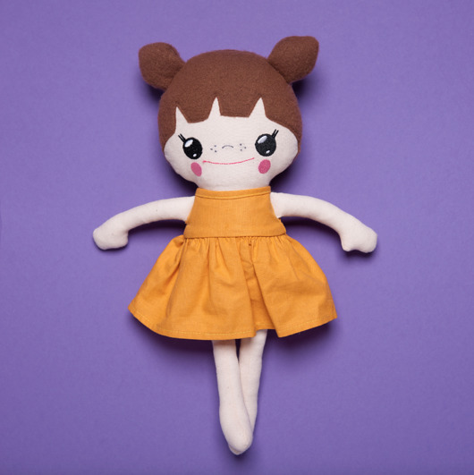 Bawełniana Laleczka Dollis od Poofy Cat MaFee Dolls