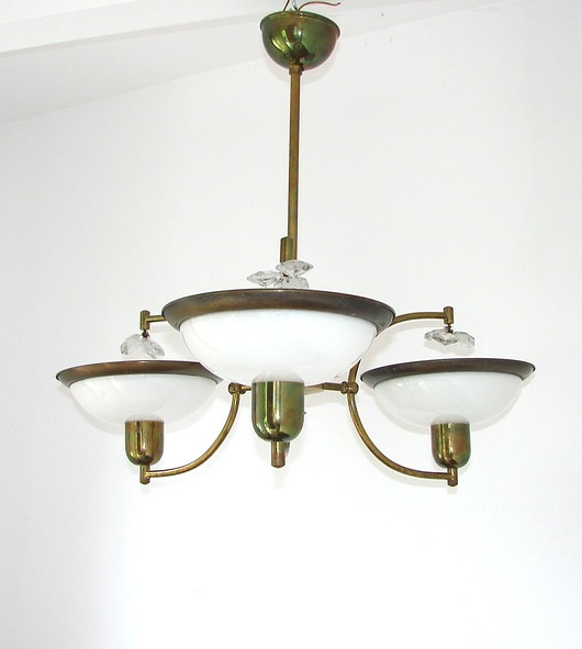 lampy wiszące Żyrandol z lat 60.