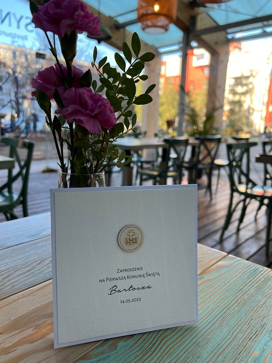 zaproszenia na komunię Najpiękniejsze oryginalne rustykalne zaproszenia na komunię - komunijne ręczn