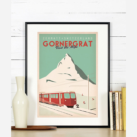 plakaty Plakat, Gornergrat, Zermatt, Szwajcaria, Alpy