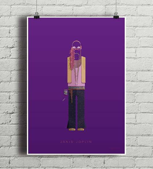 Plakat Janis Joplin  minimalmill