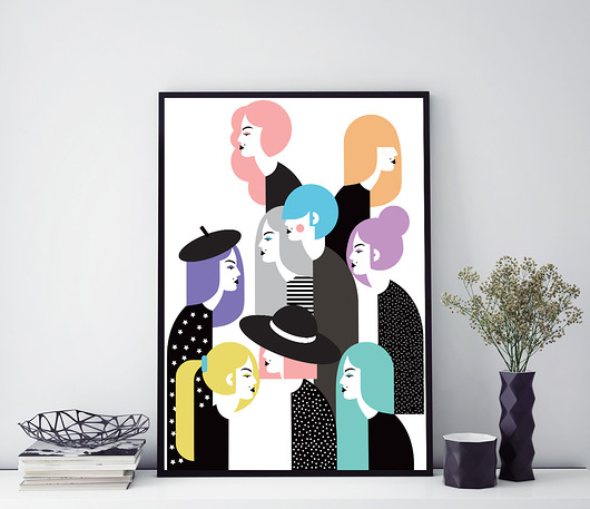 Plakat Dziewczyny LoFink