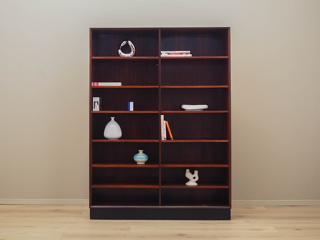 regały Biblioteczka palisandrowa, duński design, lata 70, produkcja: Hundevad