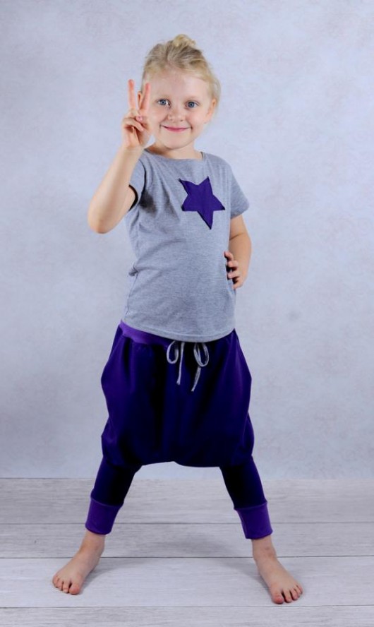 Komplet Gwiazda - alladynki + t-shirt DYU Dress You Up