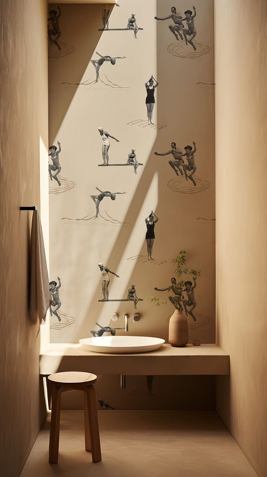 tapety i naklejki ścienne Tapeta Swimmers