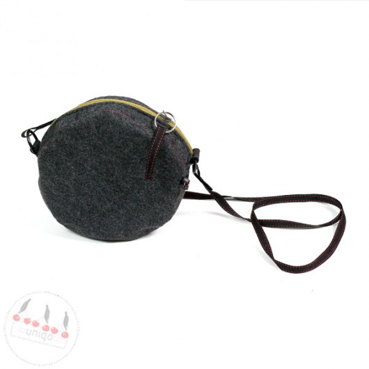 ::: CIRCLE FELT grey melange ::: uniqo