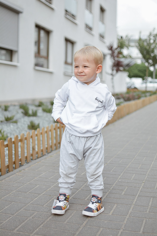 Bluza WHITE Kruszonka baby wear