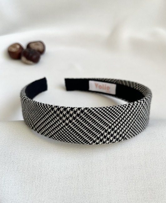 opaski do włosów Opaska do włosów Black Check