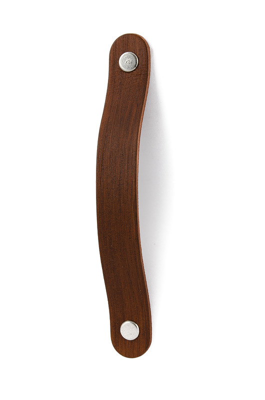 gałki do mebli Skórzany uchwyt meblowy COLORISO BRIAR WOOD P