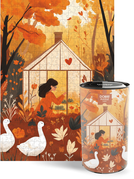 puzzle dla dzieci Gąski Puzzle 500 Elementów