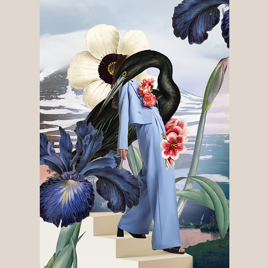 grafiki i ilustracje Plakat - Czapla