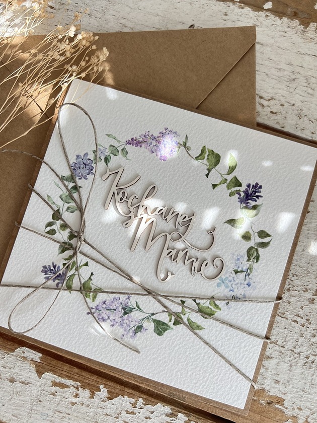 kartki scrapbooking Kartka dla mamy, na dzień matki