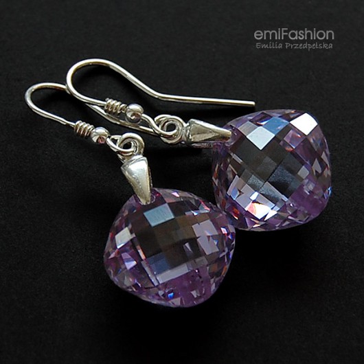 Cyrkonie Lila w srebrze MAREMI Jewelry