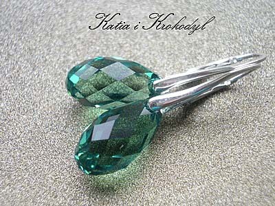 kryształ SWAROVSKI BRIOLETY ERINITE Katia i krokodyl