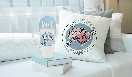 Zestaw kubek + poduszka ( Dzień Chłopaka ) AllbagAllprints