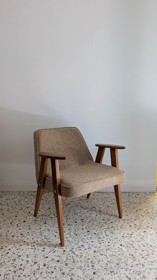 fotele Fotel 366, J. Chierowski, lata 60. XX wieku