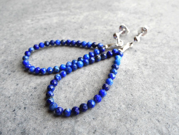 kolczyki z kamieniami Lapis lazuli w srebrze