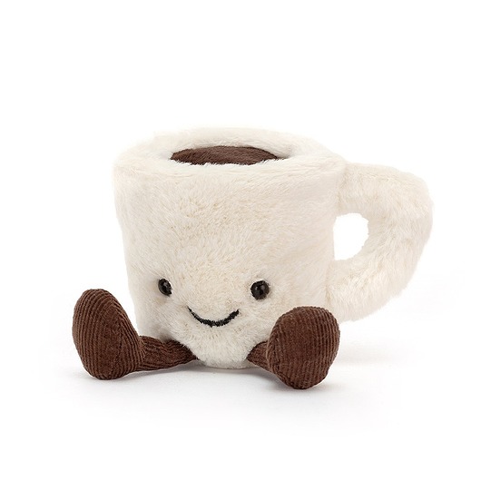 misie i maskotki Maskotka Przytulanka Filiżanka Espresso 10 cm