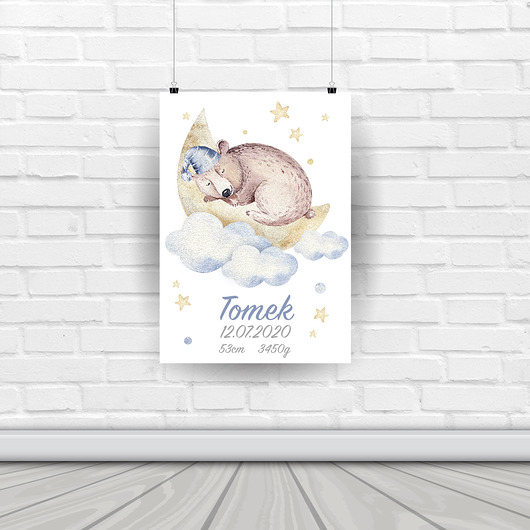 Plakat "SŁODKIE ŚPIOCHY Make My Wall 