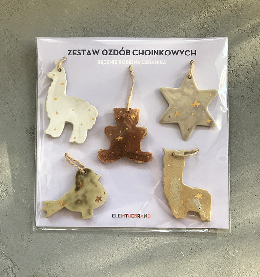 Zestaw ozdób choinkowych nr 12 ELEMTHEBRAND