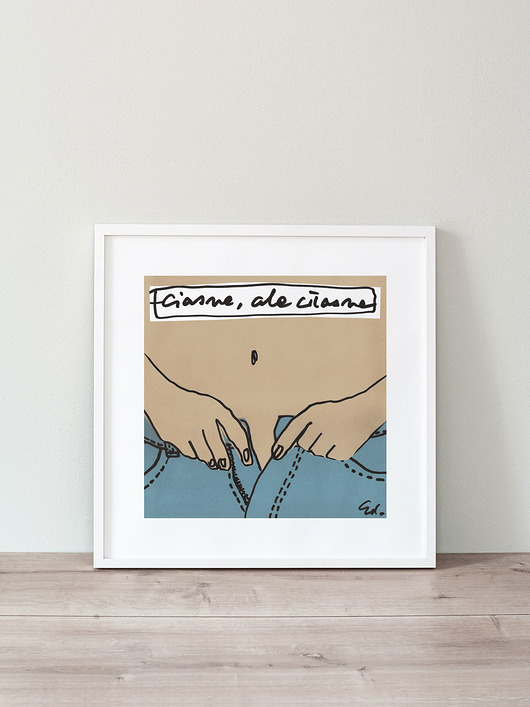 Plakat Ciasne,ale własne Edyta Draus