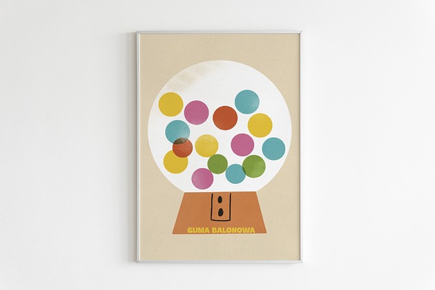 plakaty Plakat Guma balonowa