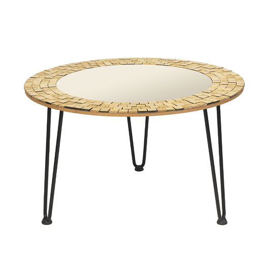 stoliki kawowe Złoty stolik kawowy, złoty okrągły stolik, stolik glamour, art deco, do domu