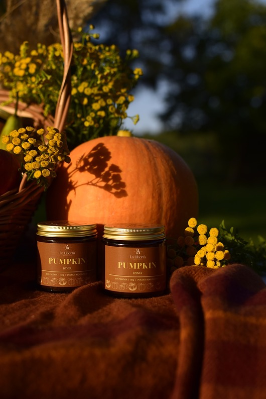 świeczniki i świece Jesienna świeca sojowa PUMPKIN