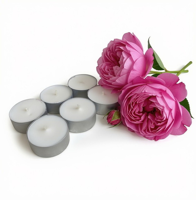 świeczniki i świece Peony Queen 6 szt./ tealight 85g- wosk sojowy (inne zapachy)
