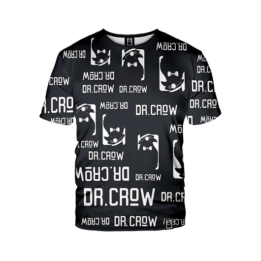 t-shirty męskie Męski T-shirt DR.CROW LOGO