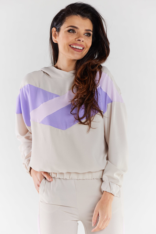 bluza z kapturem damska Bluza B497