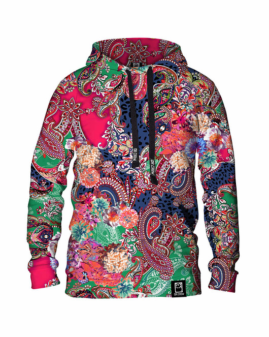 bluza z kapturem damska Damska Bluza z kapturem DR.CROW Ethnic Ornaments