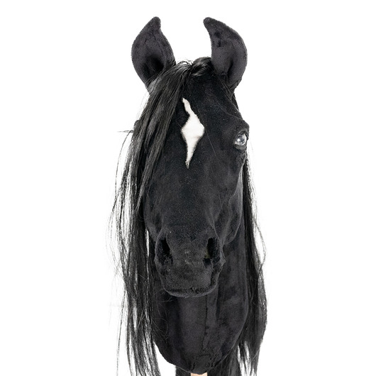 zabawki - inne Realistyczny Hobby Horse kary/czarna /łatka