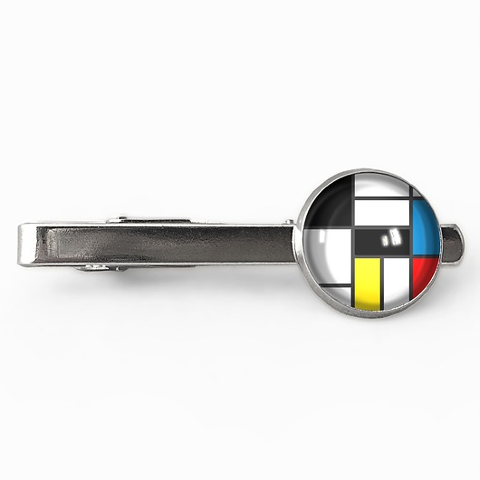 spinki do mankietów Mondrian - spinka do krawata - 0137