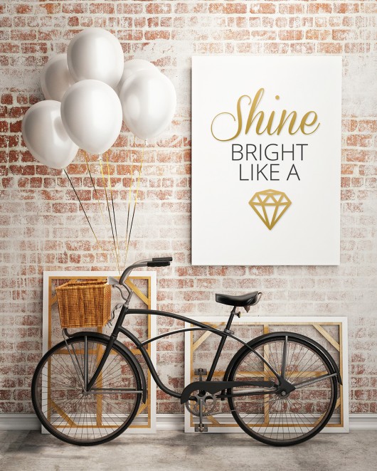 Obrazek A3 - Shine bright Desihome