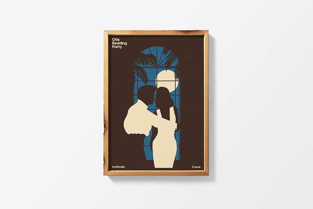 Plakat Otis Redding Justyna Frąckiewicz