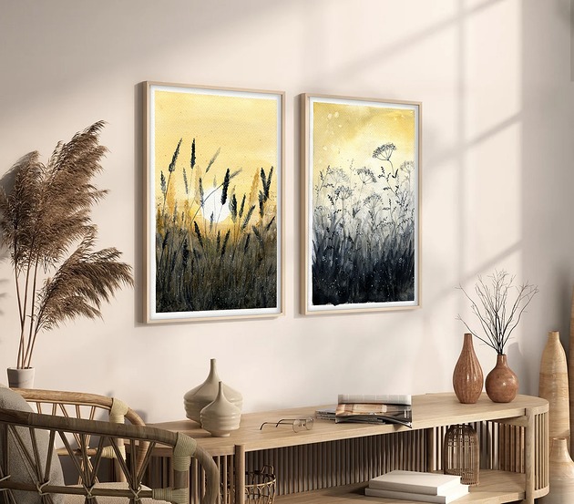 grafiki i ilustracje Zestaw 2 prac