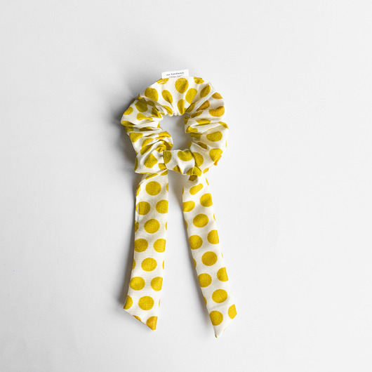 Scrunchie BOW DOTS wu handmade