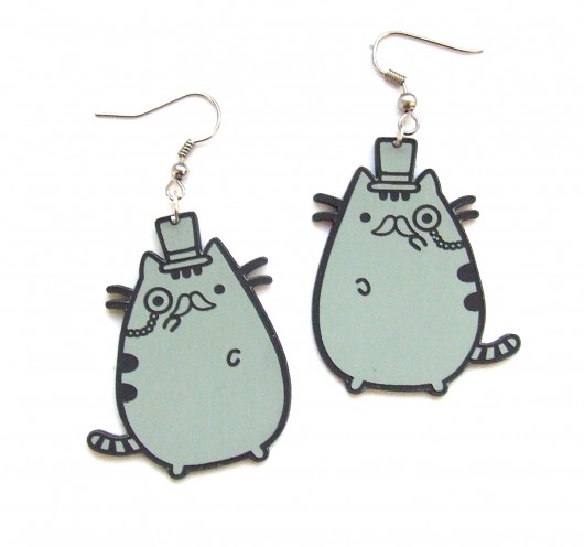 Kolczyki pusheen milord Kraina czaru