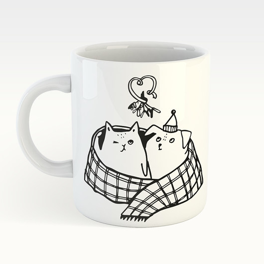 kubki Pod jemiołą - kubek