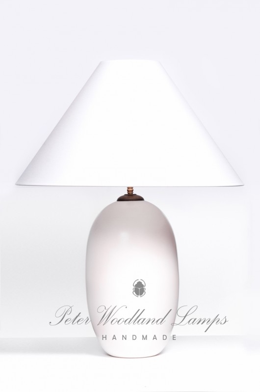 Acorn White Matt Peter Woodland Lamps