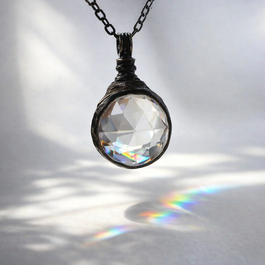 wisiory Łapacz Promieni, czyniący tęczę....